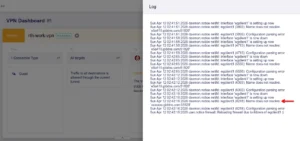 Picture of GL.iNet VPN client GUI with DDNS "Name does not resolve" error.