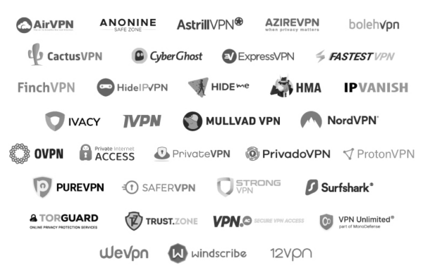 Commercial VPN providers list